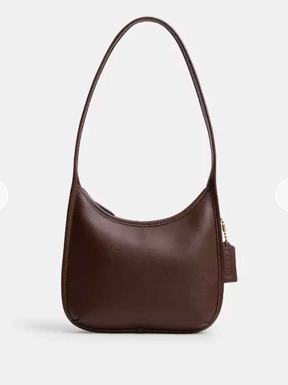 Coach Curve Zip Bag in Maple